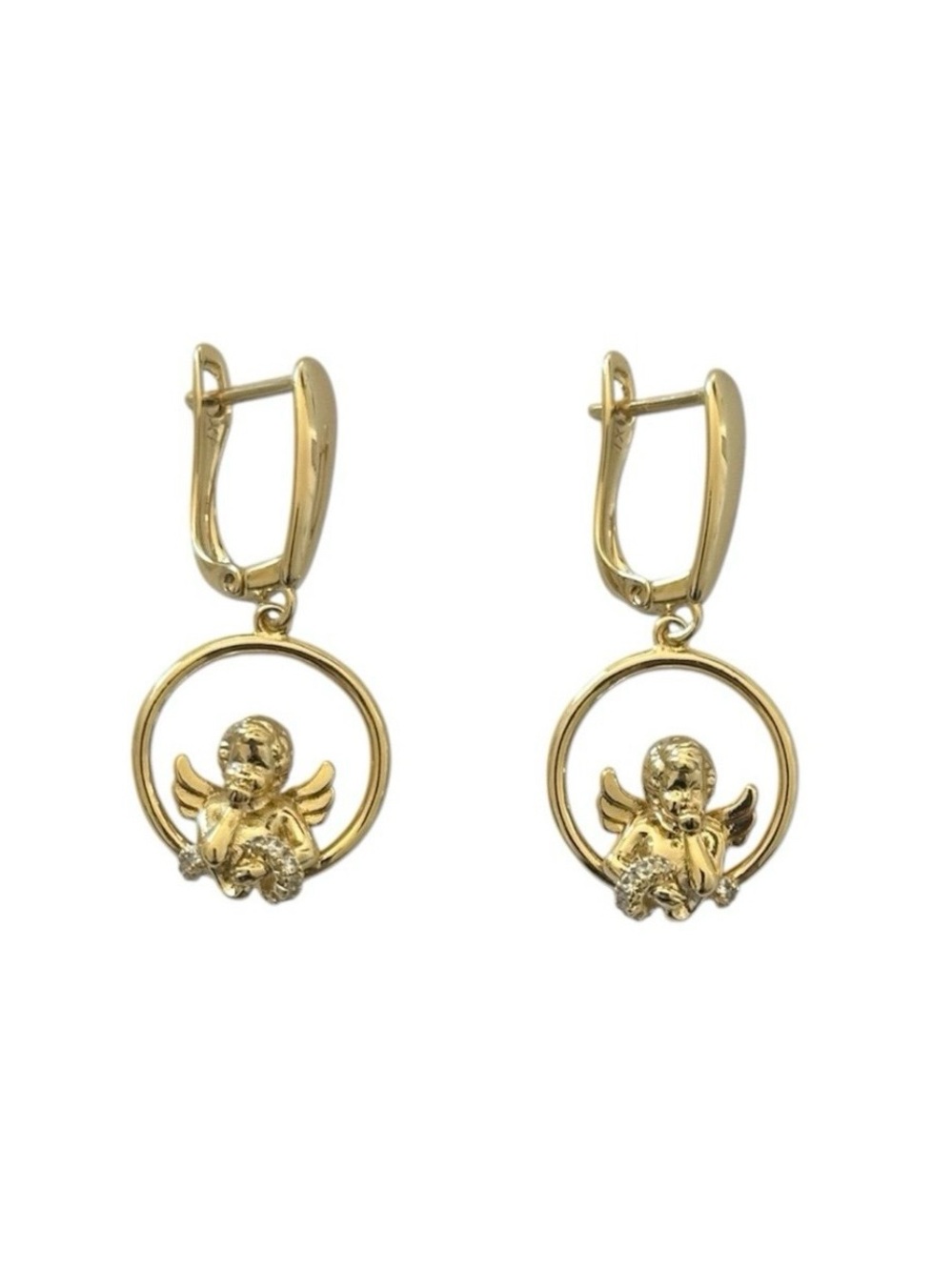 Cherub Angel Earrings